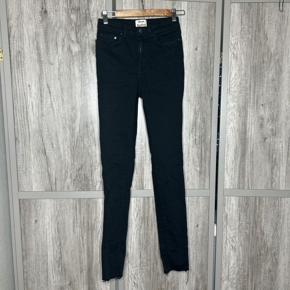Acne Studio Skinny Jeans Size 28 Pin Black